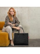 Geantă de mână femei, matlasat, negru - Reisenthel daily shopper