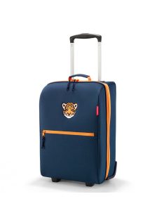   Troler copii cu 2 roți, imprimeu tigru, albastru - Reisenthel trolley XS kids