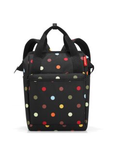   Rucsac femei cu buline, negru-multicolor - Reisenthel allrounder R