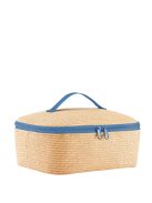 Geantă termică pentru prânz, femei, bej-albastru - Reisenthel coolerbag M pocket