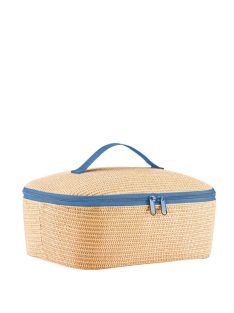   Geantă termică pentru prânz, femei, bej-albastru - Reisenthel coolerbag M pocket