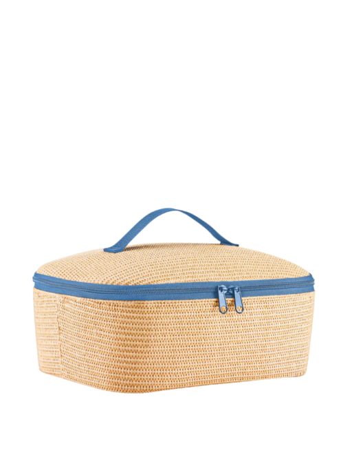 Geantă termică pentru prânz, femei, bej-albastru - Reisenthel coolerbag M pocket