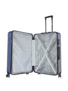 Set troler din 3 piese, 4 roți, albastru glaciar - Enrico Benetti Louisville