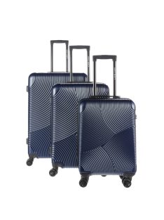   Set troler din 3 piese, 4 roți, albastru - Enrico Benetti Louisville
