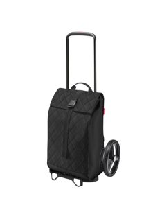   Cărucior de piață, matlasat, negru - Reisenthel citycruiser