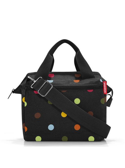 Geantă crossbody femei cu buline, negru-multicolor - Reisenthel allrounder cross