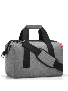   Geantă de călătorie mediu, gri -  Reisenthel allrounder M twist silver