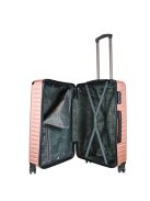 Troler mediu cu 4 roți, rose gold - Hachi Memphis