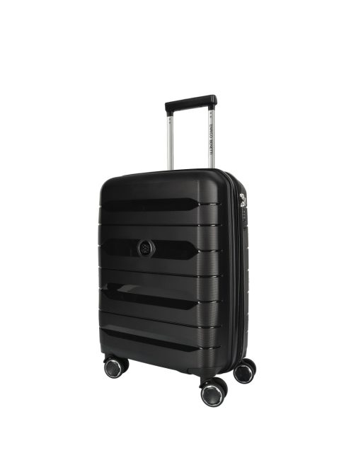 Troler cabină cu 4 roți, negru - Enrico Benetti Montreal