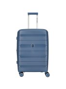 Set troler din 3 piese cu 4 roți, albastru - Enrico Benetti Montreal