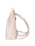 Rucsac femei din piele fibră, mic, bej - Karen Juta