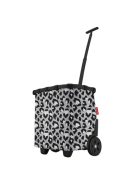 Coșuleț pe roți cu imprimeu gri-negru - Reisenthel carrycruiser