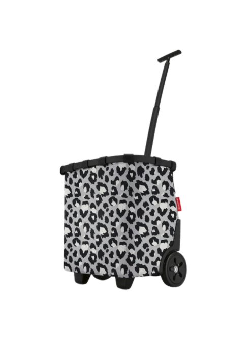 Coșuleț pe roți cu imprimeu gri-negru - Reisenthel carrycruiser