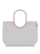 Geantă de cumpărături femei, gri-rose gold - Reisenthel loopshopper L