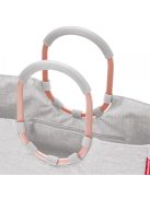 Geantă de cumpărături femei, gri-rose gold - Reisenthel loopshopper L