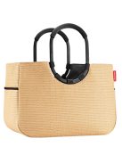 Geantă de cumpărături femei, bej-negru - Reisenthel loopshopper L
