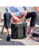 Geantă termică femei, imprimeu buline, negru-multicolor - Reisenthel thermoshopper