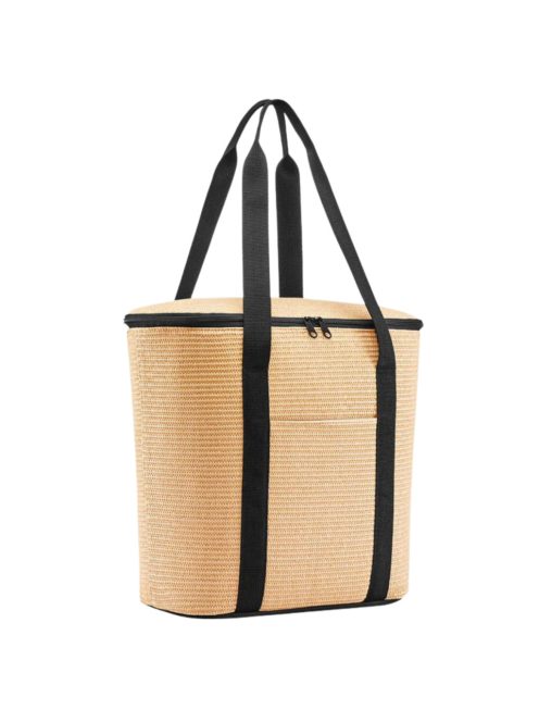 Geantă termică femei, bej-negru - Reisenthel thermoshopper