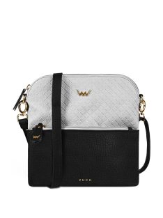Geantă crossbody femei, gri-negru - Vuch Watson