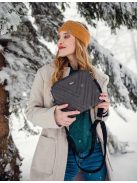 Geantă crossbody femei, matlasat, gri - Vuch Lutte
