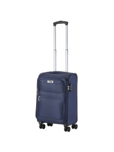 Troler cabină cu 4 roți, albastru - TravelZ Softspinner