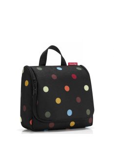   Geantă cosmetică cu buline, negru-multicolor - Reisenthel toiletbag