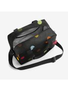 Geantă pentru prânz femei, imprimeu buline, negru-multicolor - Reisenthel coolerbag to-go