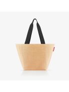 Geantă shopper femei, bej-negru - Reisenthel shopper M