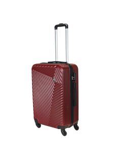 Troler mediu cu 4 roți, bordo - Rhino Bag Barcelona
