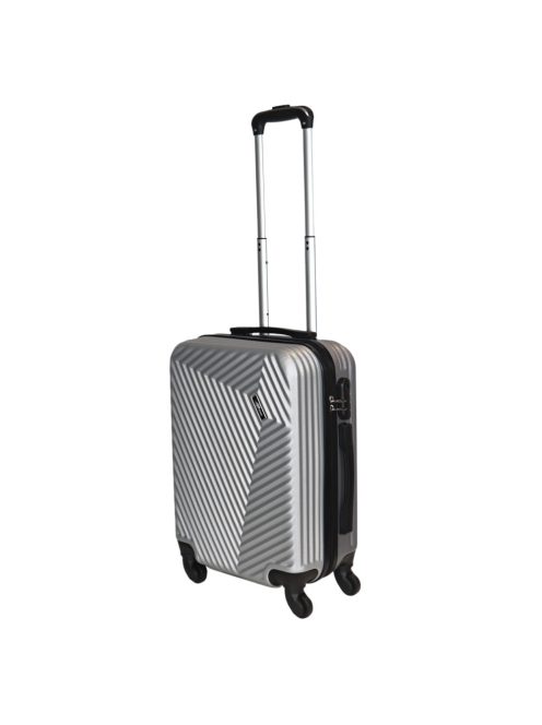 Troler cabină cu 4 roți, 55cm, argintiu - Rhino Bag Barcelona