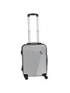 Troler cabină cu 4 roți, 55cm, argintiu - Rhino Bag Barcelona