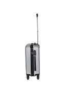 Troler cabină cu 4 roți, 55cm, argintiu - Rhino Bag Barcelona