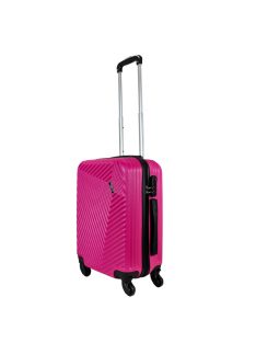   Troler cabină cu 4 roți, 55cm, mov nalbă - Rhino Bag Barcelona