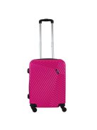 Troler cabină cu 4 roți, 55cm, mov nalbă - Rhino Bag Barcelona