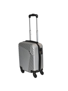   Troler cabină cu 4 roți, mic, 46cm, argintiu - Rhino Bag Barcelona