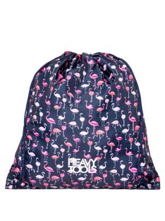   Sac gimnastică, imprimeu flamingo, albastru - Heavy Tools Elbo25