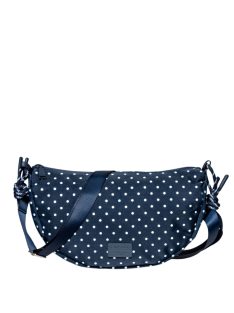   Geantă crossbody femei, buline, albastru - Heavy Tools Eldu25