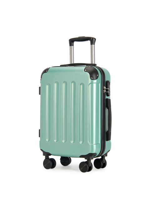 Troler cabină cu 4 roți, verde mentă - Bontour Vertical