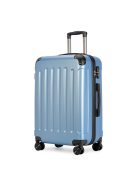Set troler din 3 piese, 4 roți, albastru glaciar - Bontour Vertical